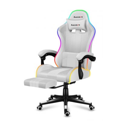 13. Huzaro Force 4.7 RGB White Gaming Chair