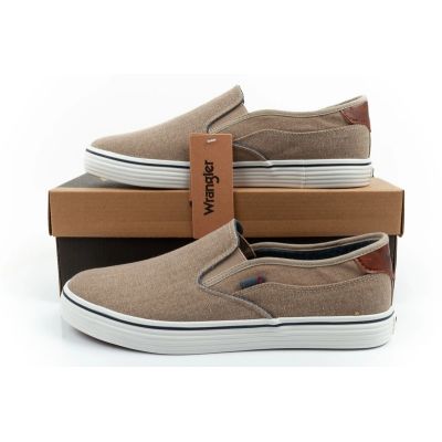 10. Wrangler Calypso men's sports shoes Slip-On sneakers brown comfortable