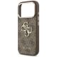 7. Guess 4G Strap 4G Classic Logo Metal Trims Case for iPhone 18 Pro / 17 Pro – brown