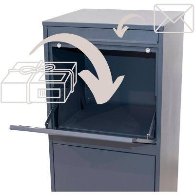 3. 2-IN-1 COURIER LETTERS BOX STANDING 38X41X102CM 1068749