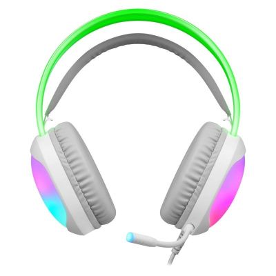 3. Defender Eclipse RGB Headphones with Microphone White 62440