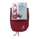 3. DEUTER Wash Center I caspia-raisin Travel Wash Bag