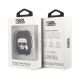 14. Karl Lagerfeld Silicone Ikonik Case for AirPods 1/2 - Black