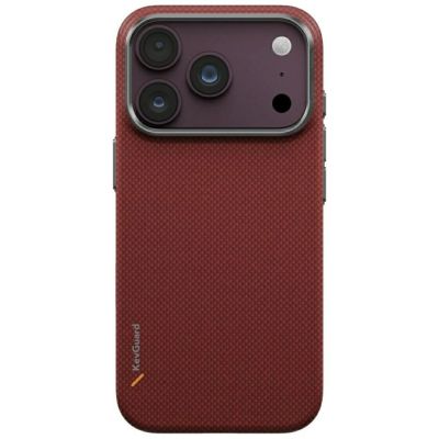 2. Uniq Keva EDGE Magclick Charging Case for iPhone 18 Pro / 17 Pro - Red