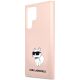 6. Karl Lagerfeld KLHCS23LSNCHBCP S23 Ultra S918 hardcase pink/pink Silicone Choupette