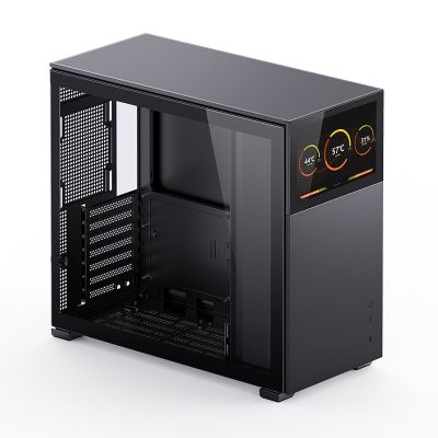 3. Jonsbo D41 Screen ATX Case, Tempered Glass - Black