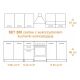 2. KITCHEN SET 2M WHITE MATTE, ARTISAN COUNTERTOP