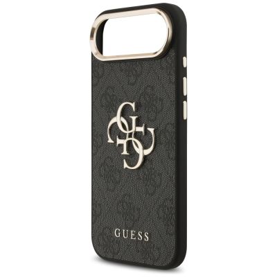 6. Guess 4G Big 4G Classic Logo Case for iPhone Air - Black and Gold