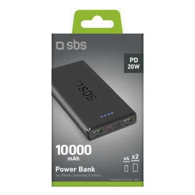 2. Powerbank SBS TTBB10000FASTPD20K 10000 mAh 20W with Power Delivery - black