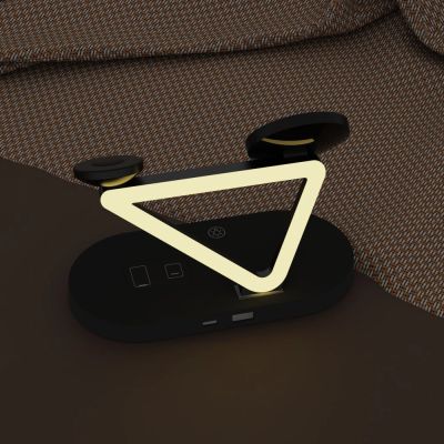 7. Tech-Protect QI15W-A41 3in1 Wireless Charger with MagSafe for Apple Devices - Black