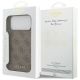 8. Guess 4G Classic Case for iPhone 17 Pro Max / 18 Pro Max - Brown