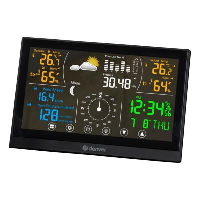 5. Denver WS-650 Digital Weather Station White AC/Battery