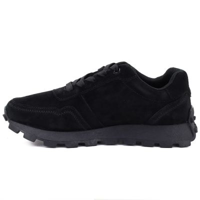 3. Leather platform sneakers black S.Barski