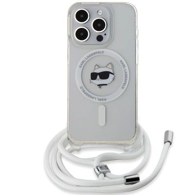 2. Karl Lagerfeld IML Choupette Head & Cord MagSafe case for iPhone 15 Pro - transparent