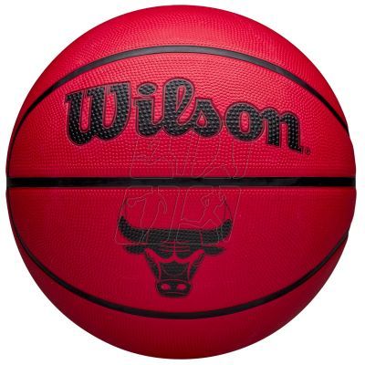 Wilson NBA Team Tribute Solid Chicago Bulls Ball WZ4025405XB Basketball Ball