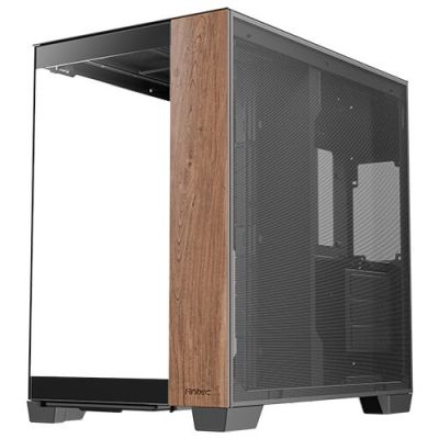 4. Antec C8 Wood Full Tower Computer Case Black, Wood