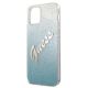 6. Guess GUHCP12MPCUGLSBL iPhone 12/12 Pro 6.1" blue/blue hardcase Glitter Gradient Script