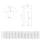 7. TOP TEN GRAPHIC kickboxing suit, black and white, XS (150 cm)