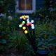 5. SOLAR LAMP DANCING IN THE WIND, COLORFUL BALLS, 12 LEDS, 72CM
