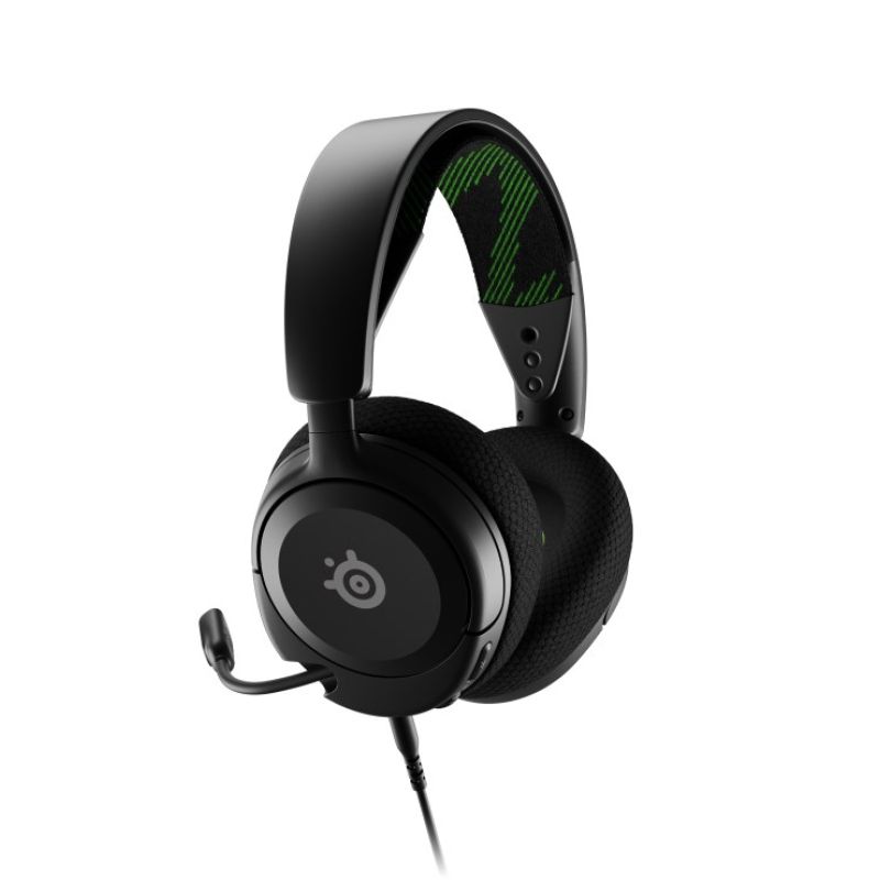 5. Steelseries ARCTIS NOVA 1X Wired Headband Gaming Headset Black, Green