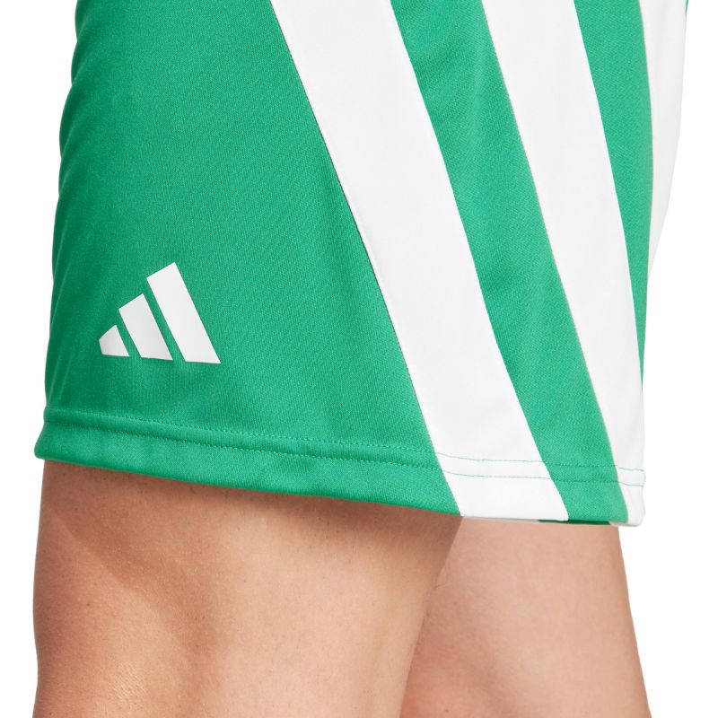 5. Men's adidas Fortore 23 shorts green and white IQ3209