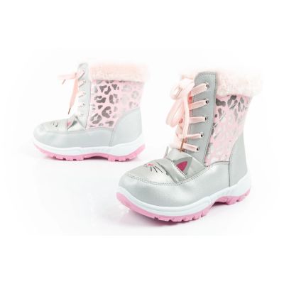 8. Leomil winter boots children's snow boots kitten fur warm for girls