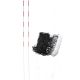 6. Netex volleyball net with antennas 9.5 mx 1 m black SI0007