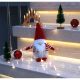 12. DECORATIVE SANTA CLAUS WITH GIFT BAG 25CM WHITE