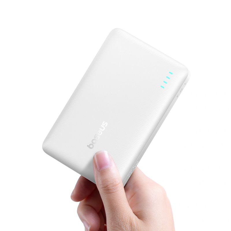 5. Baseus EnerFill FP21 Power Bank 10000mAh 22.5W USB-A - USB-C - White