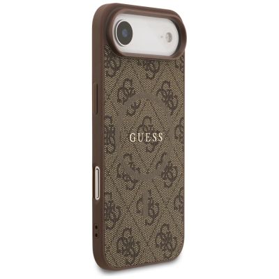 4. Guess 4G Ring Classic Logo MagSafe Case for iPhone 17 Air - Brown
