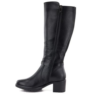 3. Black women’s heeled boots Potocki SZ12829