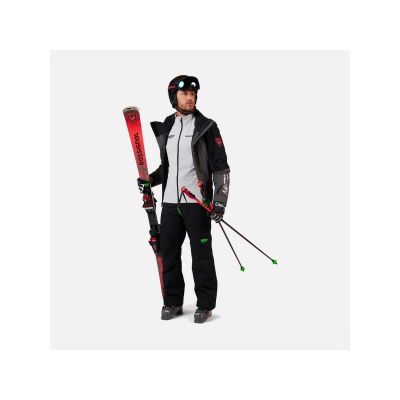 2. ROSSIGNOL Men's Hero Mid Layer Stretch Jkt Sweatshirt Gray