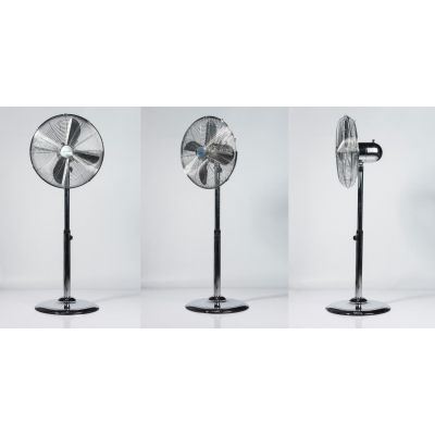 FLOOR FAN 40cm CHROME