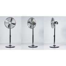 FLOOR FAN 40cm CHROME