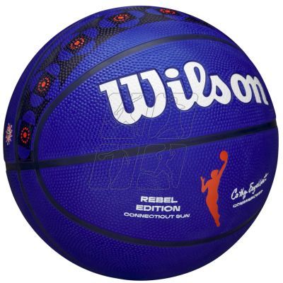 2. Wilson WNBA Rebel Edition Connecticut Sun WZ4021203XB basketball