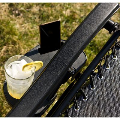 16. FOLDABLE GARDEN CHAIR MULTIFUNCTIONAL 175X52/65X107CM GRAY