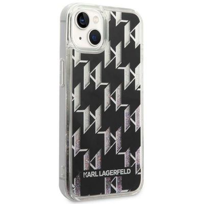 4. Karl Lagerfeld KLHCP14MLMNMK iPhone 14 Plus 6.7 "hardcase black / black Liquid Glitter Monogram