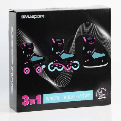 19. SMJ sport 3in1 Jr BS-616TP roller skates