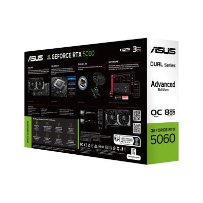 6. graphics card ASUS DUAL RTX 5060 8GB OC Advanced