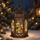 5. DECORATIVE LED LANTERN 32 CM – SANTA CLAUS