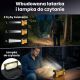 43. Extralink Solar Emergency Radio with Crank Dynamo Powerbank 4000mAh with SOS Flashlight SR-4000 Portable Analog Black, Orange