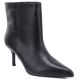 Women's leather ankle boots with low heels, black Big Star UU274492