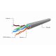 7. UTP cable GEMBIRD UPC-5004E-L/100 (UTP; 100m; cat. 5e; gray)