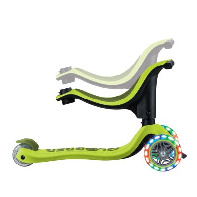 12. Three-wheeled scooter with a ride-on seat GO•UP SPORTY LIGHTS (452-606-4 S)