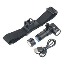 TROIKA ECO KNICKLICHT MICRO Black Hand flashlight + Headband flashlight SMD LED