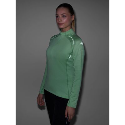 3. Women's slim quick-drying training sweatshirt 4F 4FWAW24TFSWF411-41S