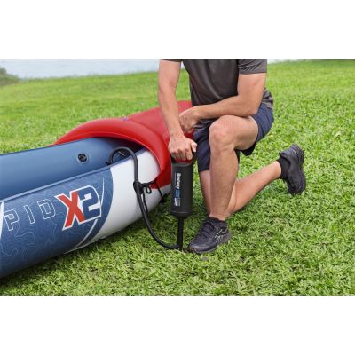 8. Bestway 65077/25 Sport Kayak 1 Person Multicolor Acrylonitrile Butadiene Styrene Copolymer (ABS), Aluminum, Polypropylene (PP), Polyvinyl Chloride (PVC) Inflatable Kayak