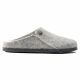 9. Birkenstock Zermatt Light Gray Wool Felt Insulated Men's/Women's Slippers Regular Wide (1015092)
