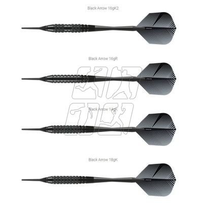 6. Darts Harrows Black Arrow Softip HS-TNK-000013120