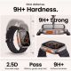 8. Tech-Protect 2-pack tempered glass for Apple Watch Ultra 49mm - silver and black